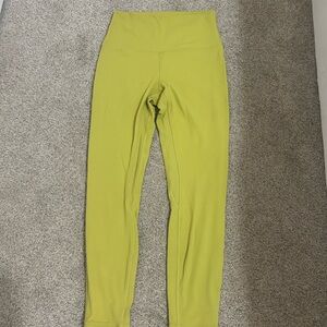 Lululemon lime green leggings